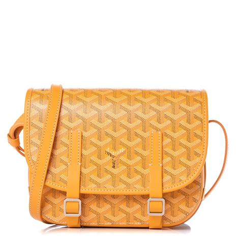 goyard messenger bag yellow|goyard bag price list.